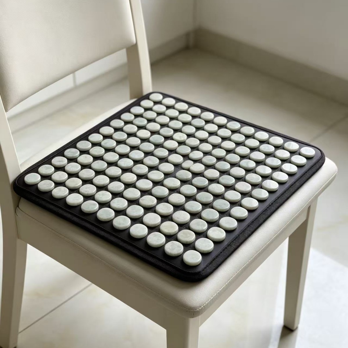Natural Jade Single-Person Cooling Mat, Cool and Breathable for Summer, Suitable for Car and Office Use