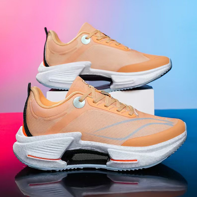 2025 nuevas zapatillas para correr para estudiantes de secundaria para hombres, amortiguadores y transpirables, ultraligeros y de alto rebote, zapatos profesionales de carreras de larga distancia, zapatos para hombres