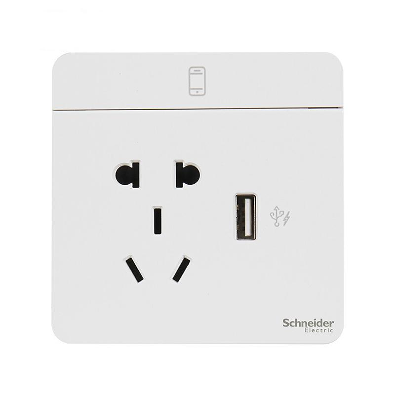 施耐德电气 开关插座 E8342610USB_WE_C1
