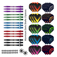 GOODARTS cross-border dropshipping Amazon plastic dart wing protector knight dart pole accessories combination