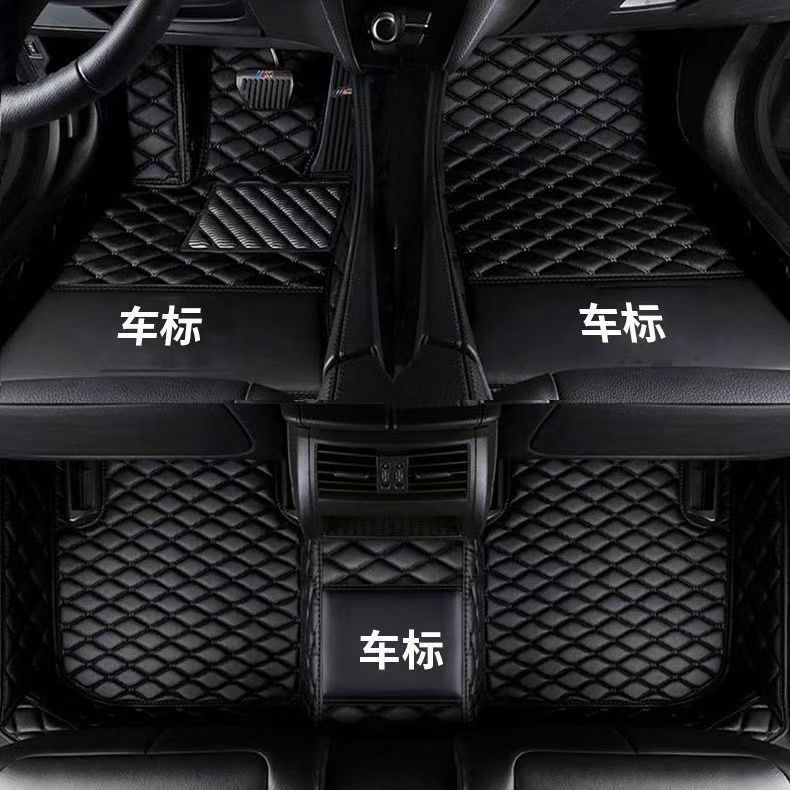 Suitable for Car Floor Mats, Upper Layer Driver-Specific Car-Specific Dirt-Resistant Foot Mats, Wear-Resistant Wire Loop Car Interior Floor Mats Wholesale