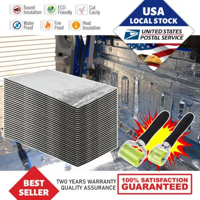 Cross-Border Amazon Best-Selling Car Soundproofing and Heat Insulation Cotton, Rubber and Plastic Cotton, Soundproofing Cotton, Heat Insulation Pads, Noise Reduction, Vibration Damping