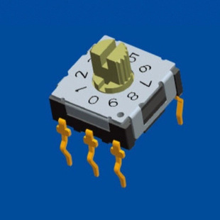 Manufacturers Rotary Switch Encoder Switch Metal Plated Multi-position Knob Switch Patch Pin Dial Switch