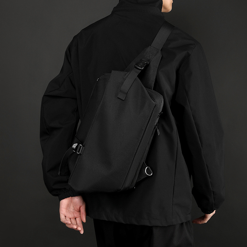 WEPOEWR nuevo bolso de pecho de hombre, bolso de pecho de moda ligero, gran capacidad, bolso de hombro universal.