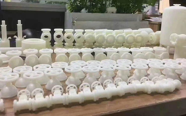 3D-печать рукоходной модели, высокоточная металлическая литьевая штамповка, сканирование номера, красная накладка из воска, прозрачные детали, небольшие партии пленки ABS