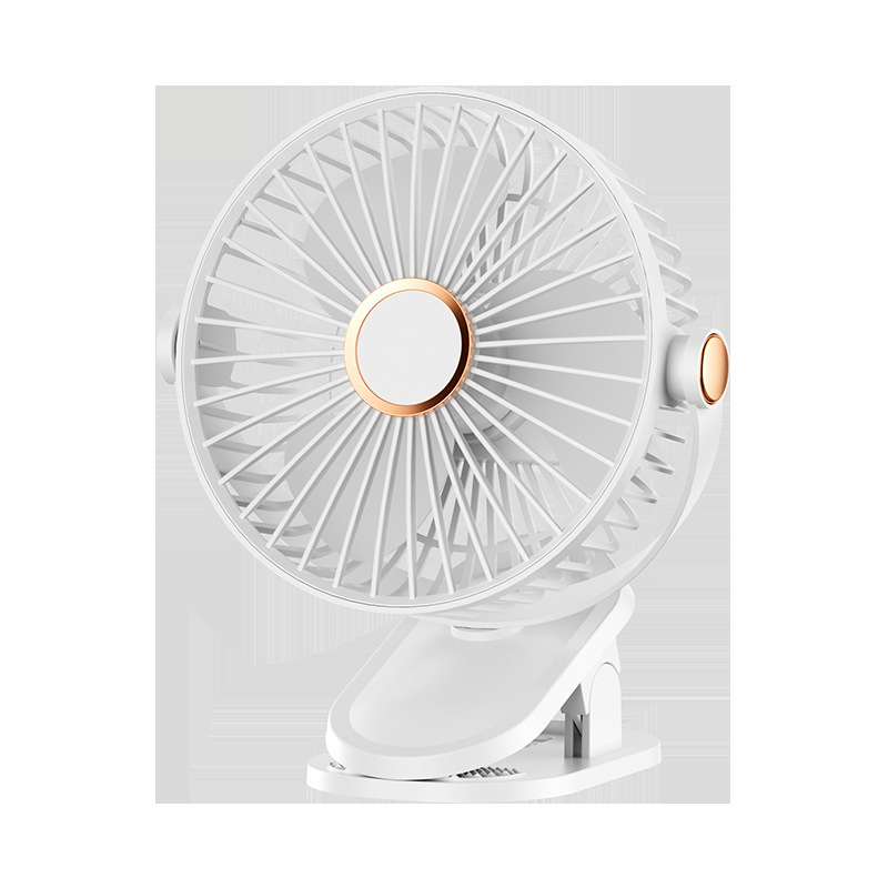 新しいクリップファンのデスクトップクリップ壁掛け大風力USB充電屋外小型デスクトップファン|undefined