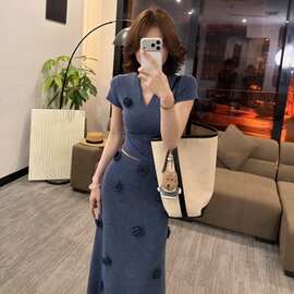 80398韩系气质辣妹修身短袖T恤包臀长裙2026夏季新款御姐套装