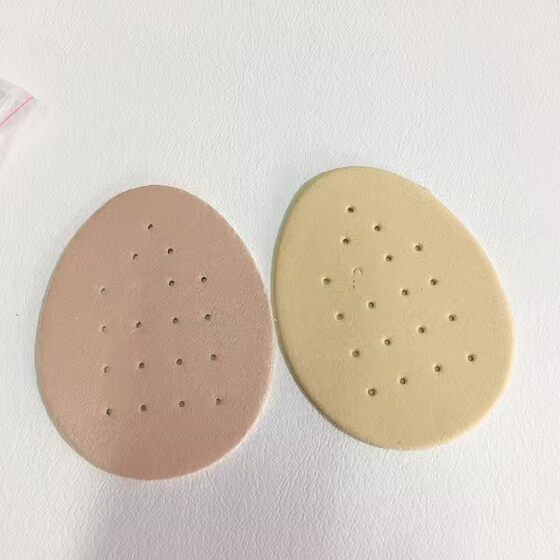 Insole Plaid PU Half Size Pad Single and Double Packaging Wholesale Forefoot Pad Manufacturer Wholesale Half Pad Single Shoe Sole Front Pad