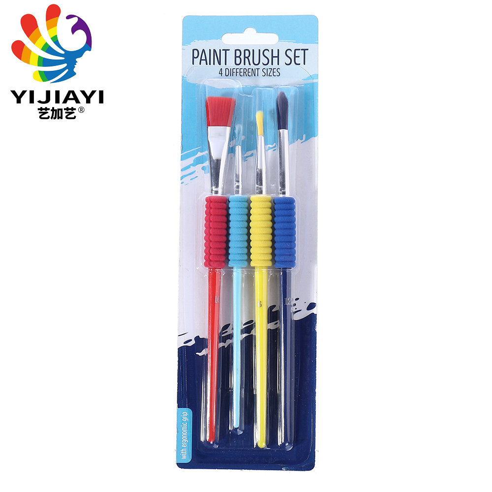 어두운 고무 붓 4개/35g