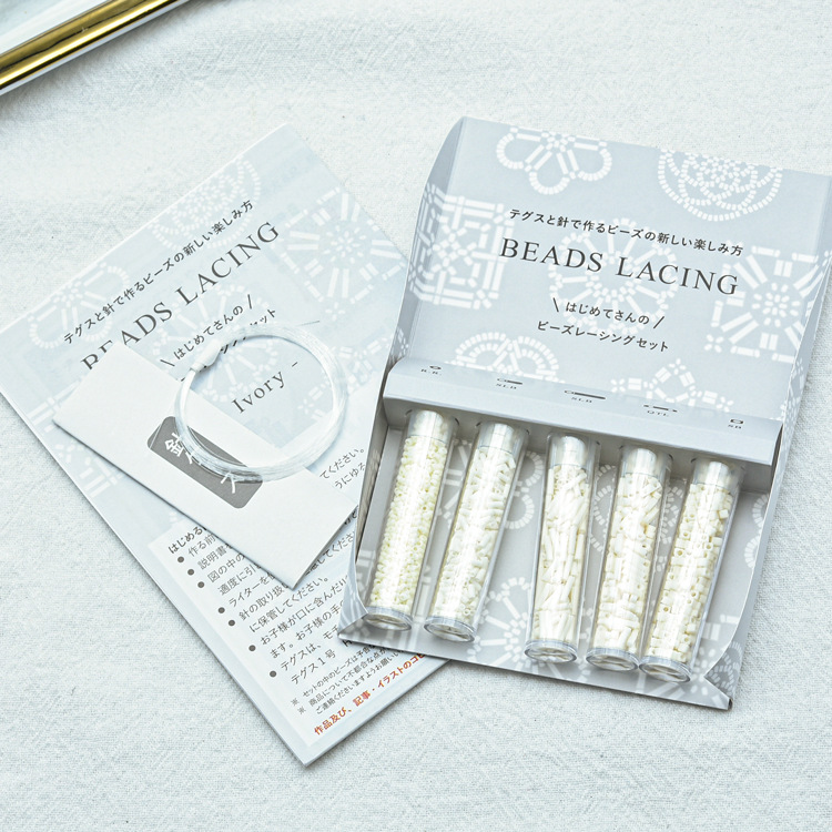 Japón importación MIYUKI material de arroz de vidrio paquete de 5 diferentes especificaciones con agujas y líneas en stock