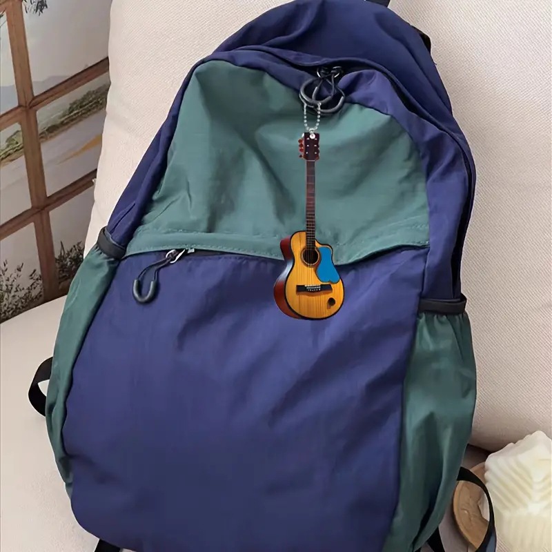 Guitarra de moda creativa colgante de automóvil nuevo acrílico plano transfronterizo espejo retrovisor interior decoración colgante mochila image 4