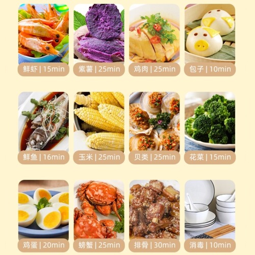 110V220V Weibili household electric steamer steamer breakfast machine large capacity automatic power off steaming vegetable steamer