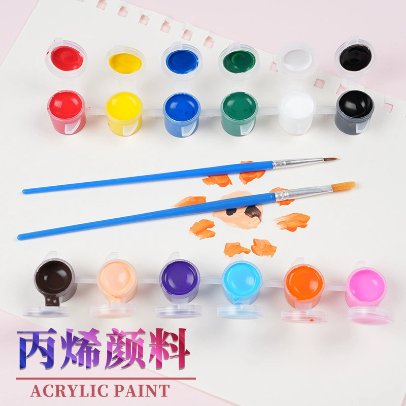 3 мл акриловый пигмент 12 цветов цельный костюм гипсовый воздушный змей детский 5 млдий живопись граффити акриловая пигментная полоса