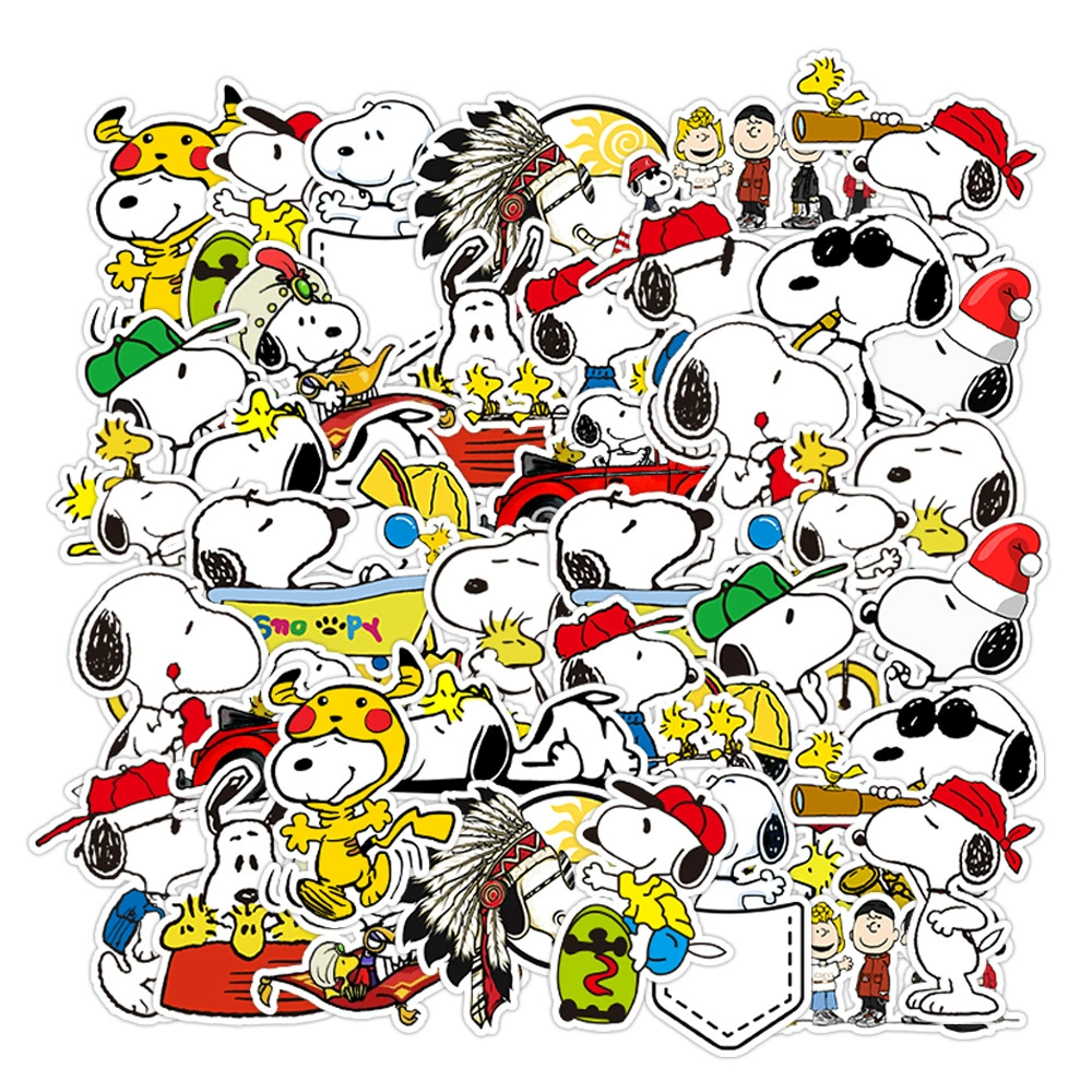 Nuby, Snoopy, (торговля через границу), милая канцелярия, ноутбук, наклейка, 40