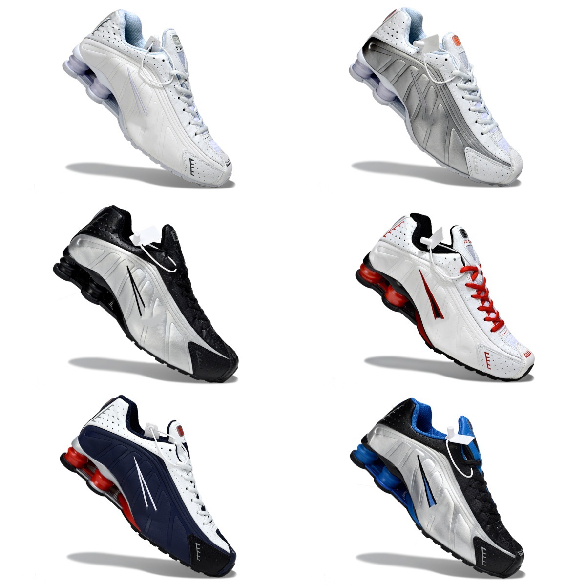 Shoxr4 Half-Size Student Sneakers for Men and Women, Celebrity Style Trendy Street Dance Versatile Platform Shoes, Large Size Men's Shoes