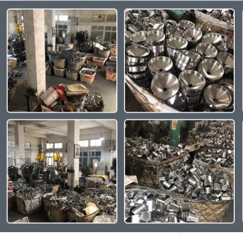 Stainless steel funnel, wide-mouth funnel, salad dressing funnel with large diameter, household bean oil/wine funnel, wide-mouth funnel