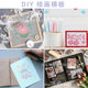 Cross-border birthday party painting template pet children's hollow graffiti spray painting tool diy hand account decoration