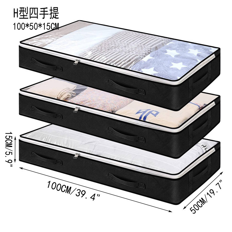 Negro H-tipo cuatro portátil