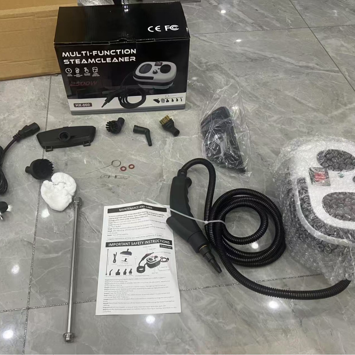 跨境多功能清洗机高温高压蒸汽清洁机厨房家用多功能清洗手持一体