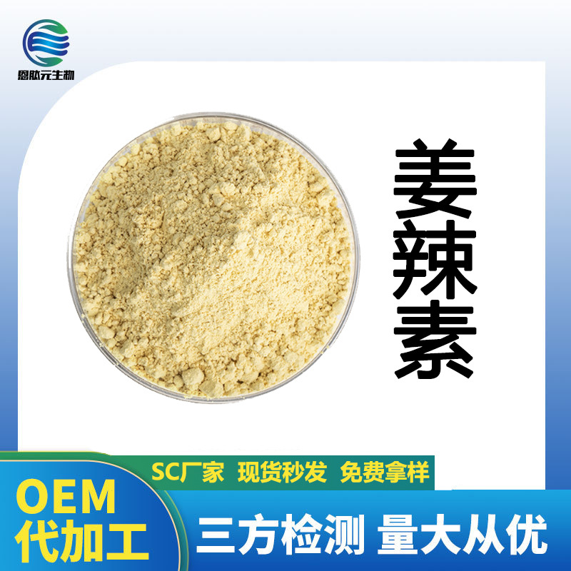 姜辣素1% 生姜提取物 姜酮醇 现货可拿样 另有5% 10% 20%生姜原粉