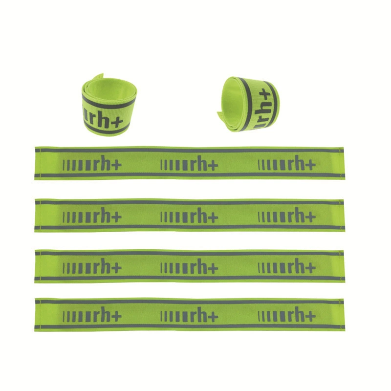 BSCI завод CE тесьма полиэстер ПВХ поп круг светоотражающий ремешок на запястье стальной лист светоотражающий браслет светоотражающий поп