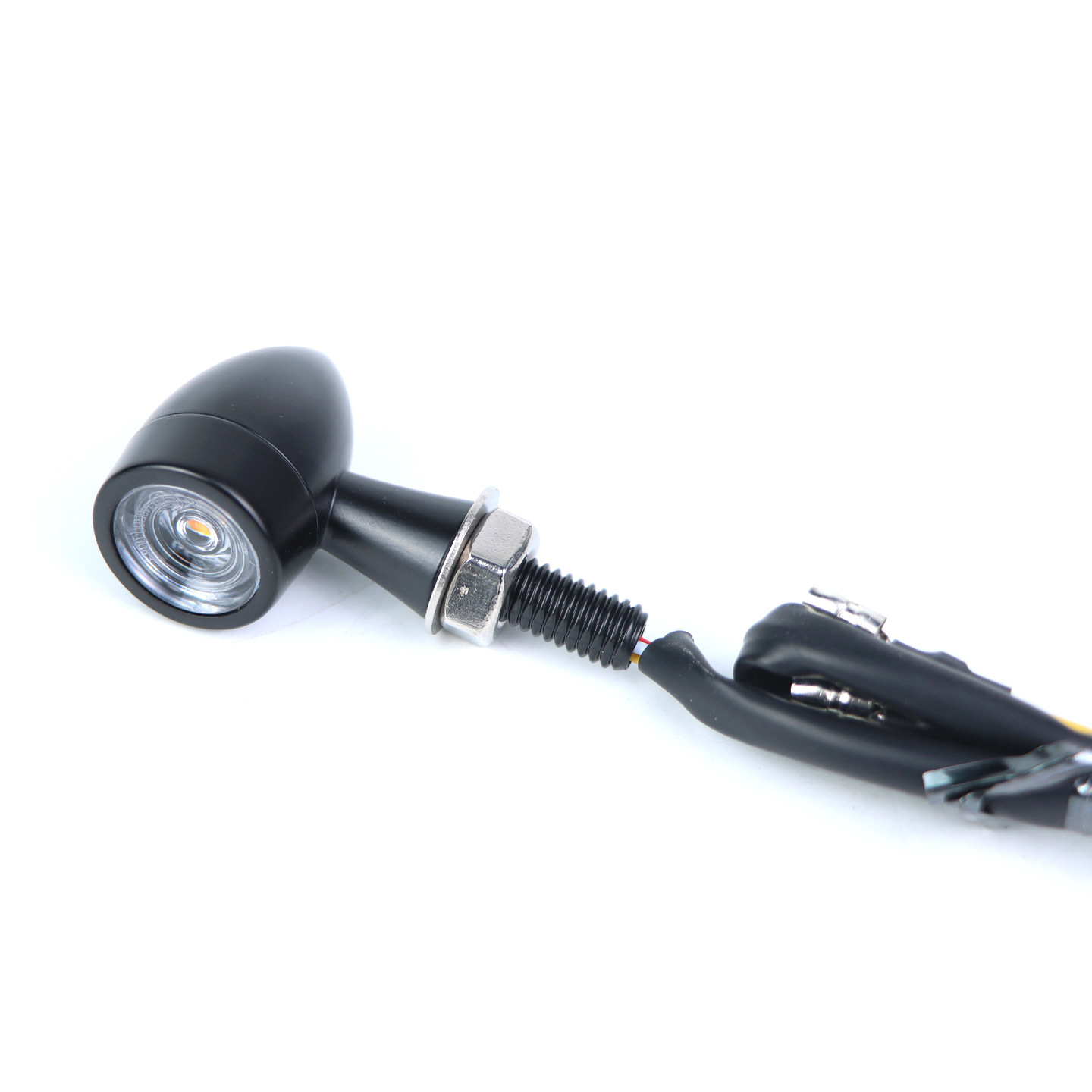 Motorcycle Accessories Suitable for Honda, Suzuki, Kawasaki, Yamaha, Hyosung Modified Parts Led Bullet-Shaped Turn Signal Lights