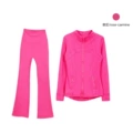 Rose Red Flared Set