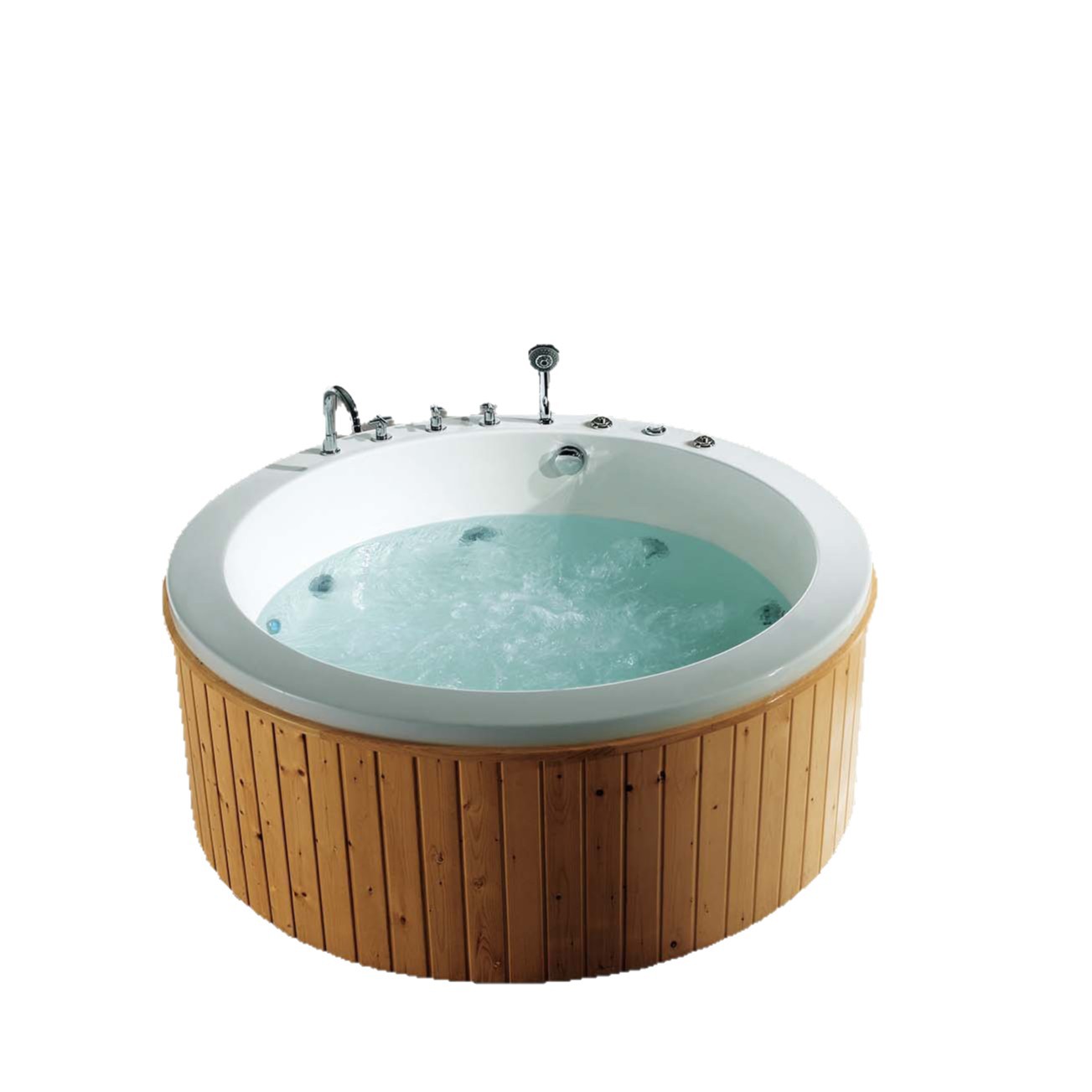 bañera de jacuzzi redonda grande piscina al aire libre piscina termostática inteligente bañera al aire libre bañera de spa al aire libre