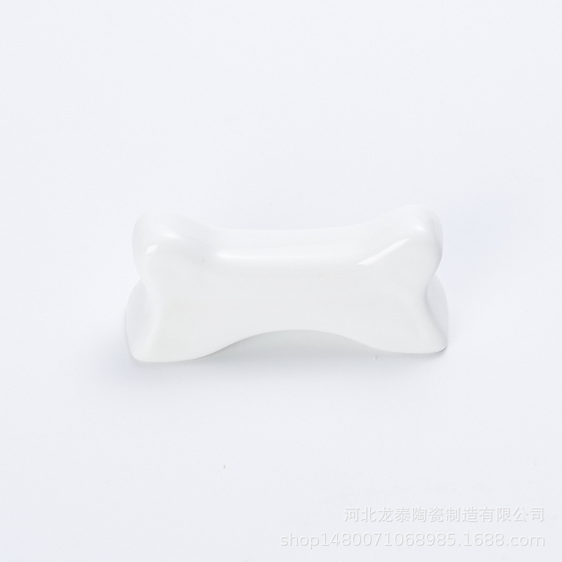 骨磁器純白箸架陶磁器両用箸托スプーン托味皿多目的ホテル置物家庭用印字可能|undefined