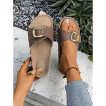 O 36951 Retro Buckle Platform Clogs ����Ƥ���۲���Ь�羳