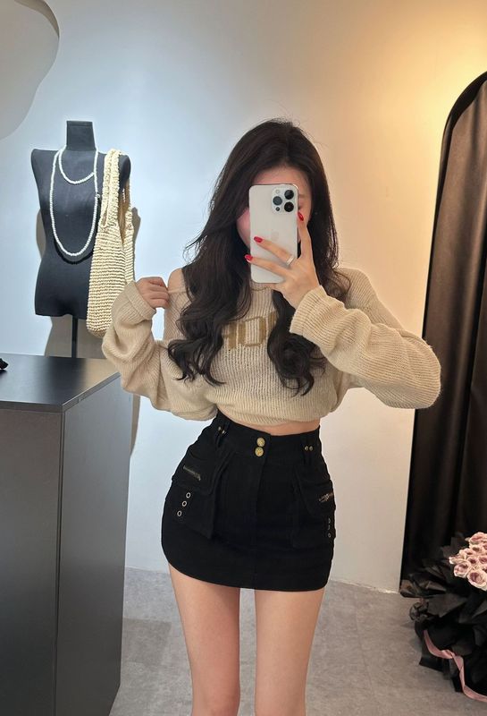 韩式辣妹牛仔短裙女夏季新款浅色高腰显瘦修身a字包臀半身裙1809|undefined