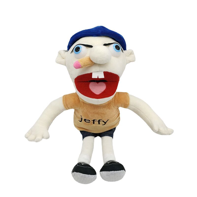 Cross-border hot sale Jeff jeffy plush Hat game doll Jeff doll plush toy