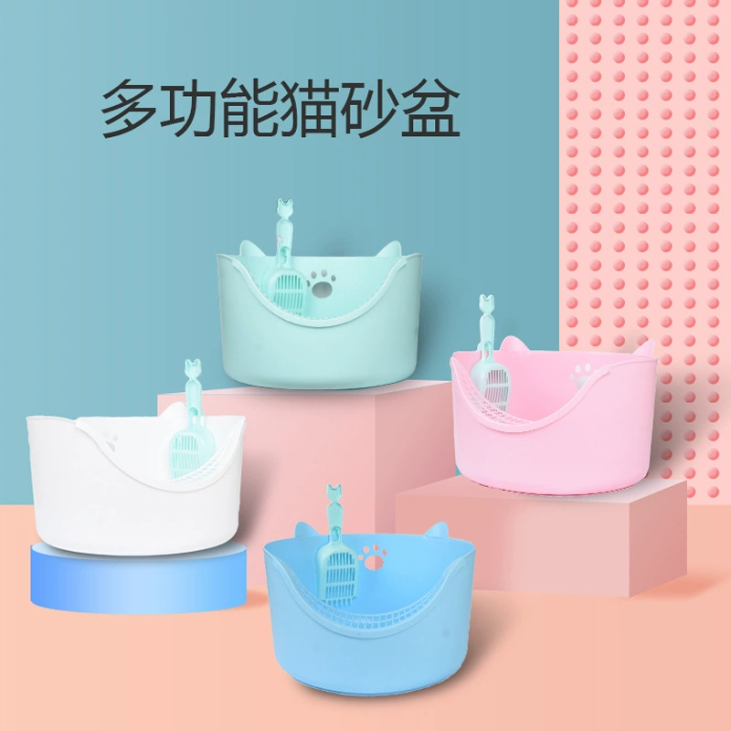 Горшок для кошачьего туалета Противобрызговый кошачий Туалет Негабаритный кошачий горшок Shit Deodorant Принадлежности для кошачьих туалетов Горшок для кошачьего туалета Дезодорант