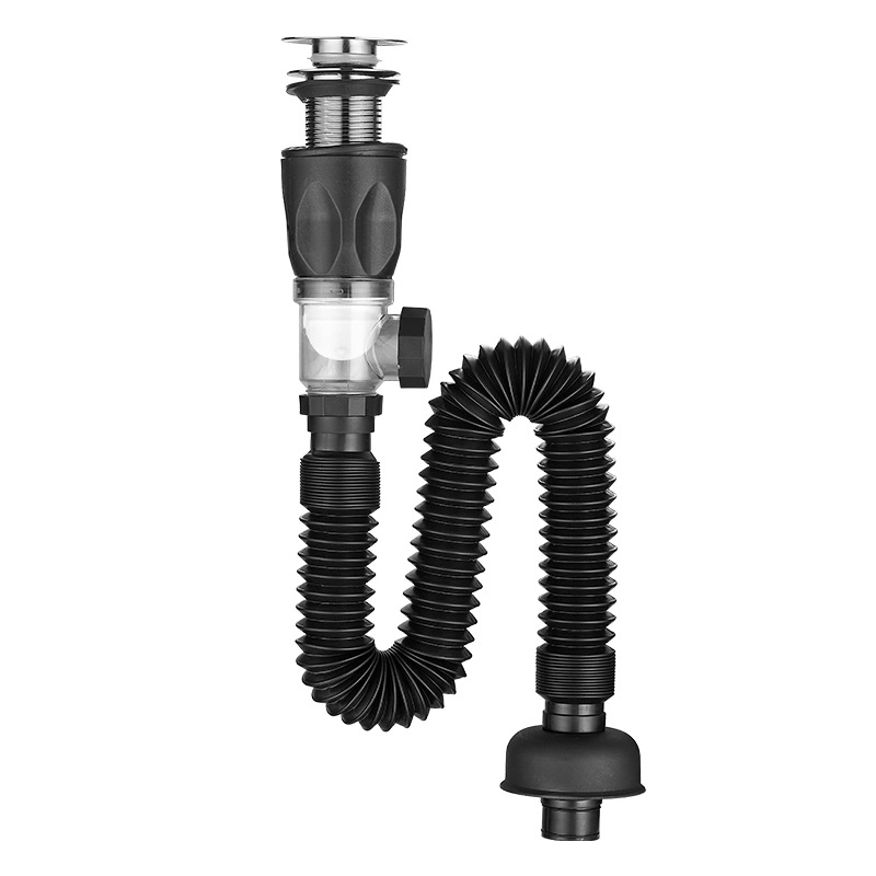 Baño lavabo antiodor drenaje general lavabo drenaje baño lavabo acero inoxidable conjunto de drenaje