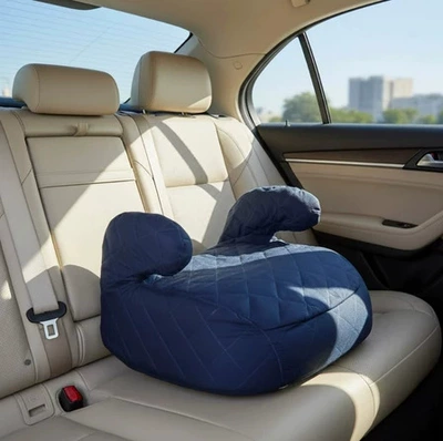 Cross-Border Foreign Trade Car Interior Child Safety Seat Cover, Anti-Stain and Dirt-Resistant Car Seat Cushion, Universal for All Seasons (Seat cushion, seat cover) - navy-blue