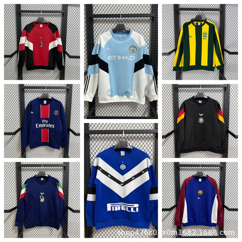 2627 Hot-selling casual sports thickened round-neck long-sleeve sweatshirt, Argentina, Italy, and Germany team jerseys, direct from the manufacturer