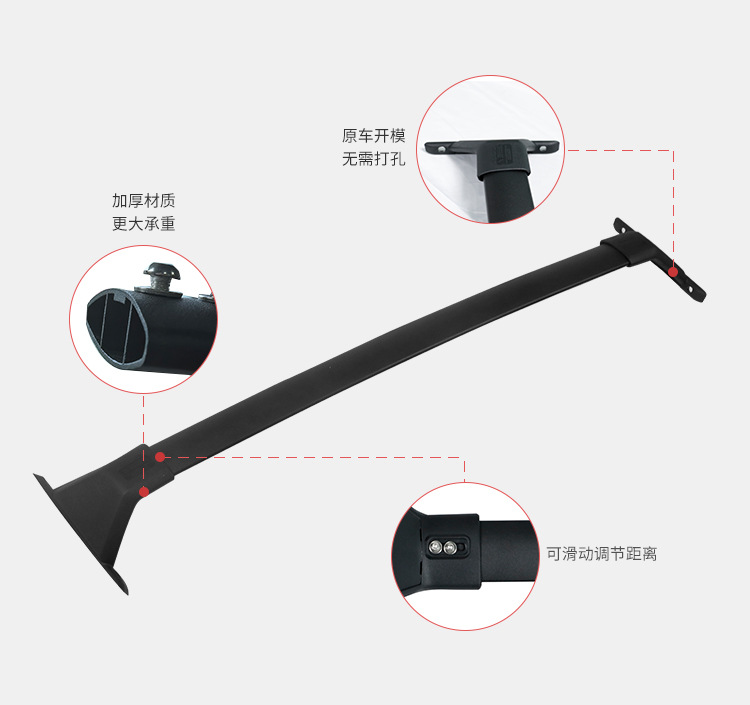 Roof Rack Cross Bars Aluminum Alloy Roofrack for Toyota Sienna
