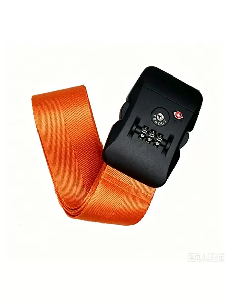 TSA combination lock luggage strap, thickened nylon reinforced shipping strap, suitcase fixing strap, adjustable and anti-slip