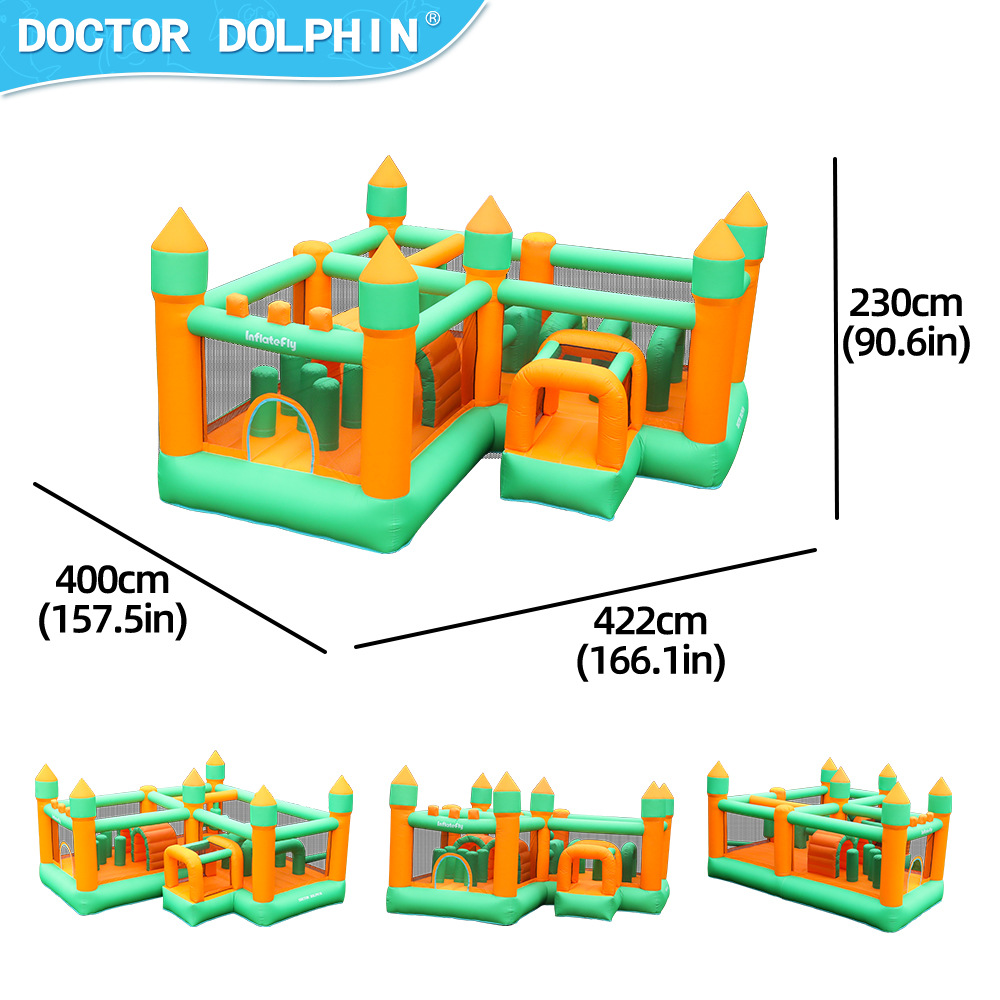 Doctor Pig| Castillo infláble pequeño interior infláble diapositivos combinados para niños trampolín parque castillo