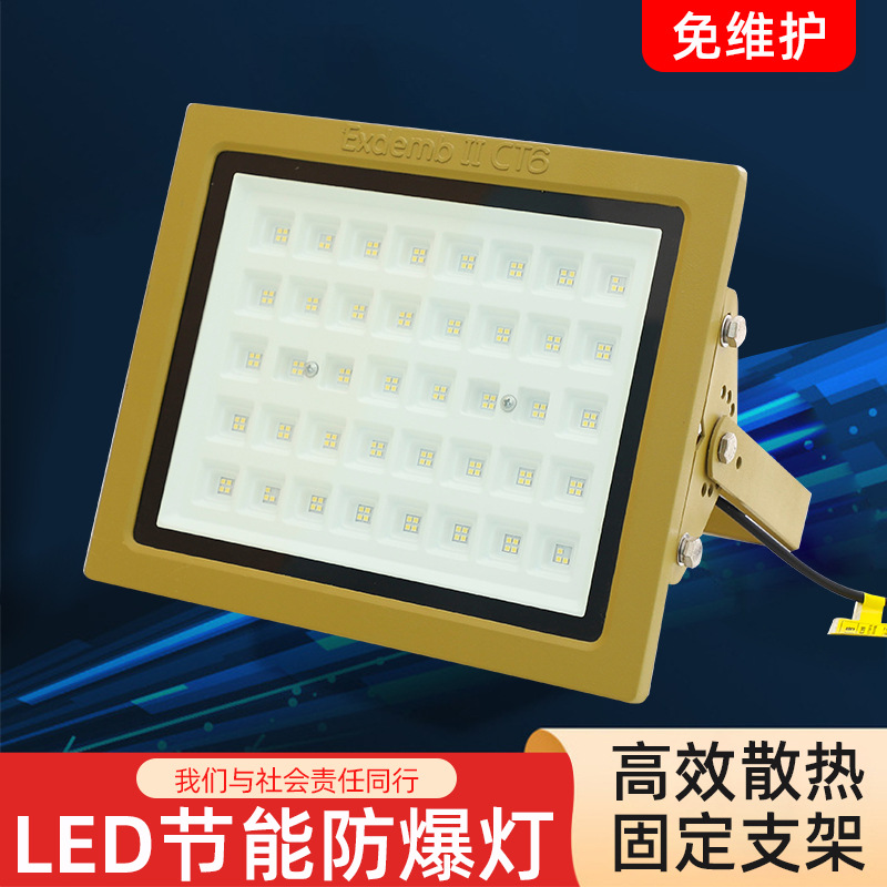 厂家批发LED防爆投光灯璧装隔爆灯厂矿车间仓库防爆灯工业应急