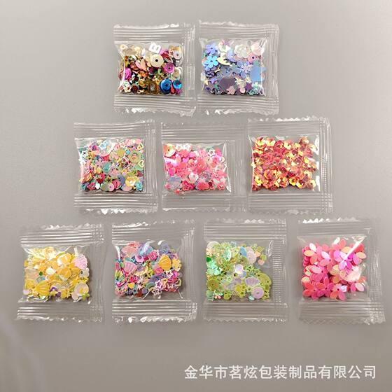Factory direct supply handmade DIY nail jewelry laser silver sequins special-shaped 1g wholesale