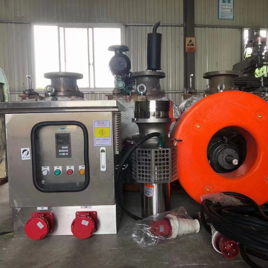Permanent magnet variable frequency stainless steel submersible pump, high flow and high head mobile