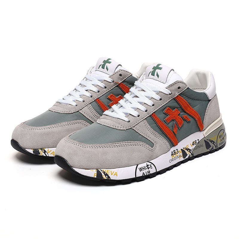 Comercio exterior transfronterizo nuevos zapatos masculinos premium, suela gruesa transpirable, zapatos deportivos casuales de cuero anti-pelú.