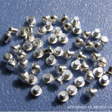 厂家批发大量纯银接点 银触点 异形银触点 水龙头银触点