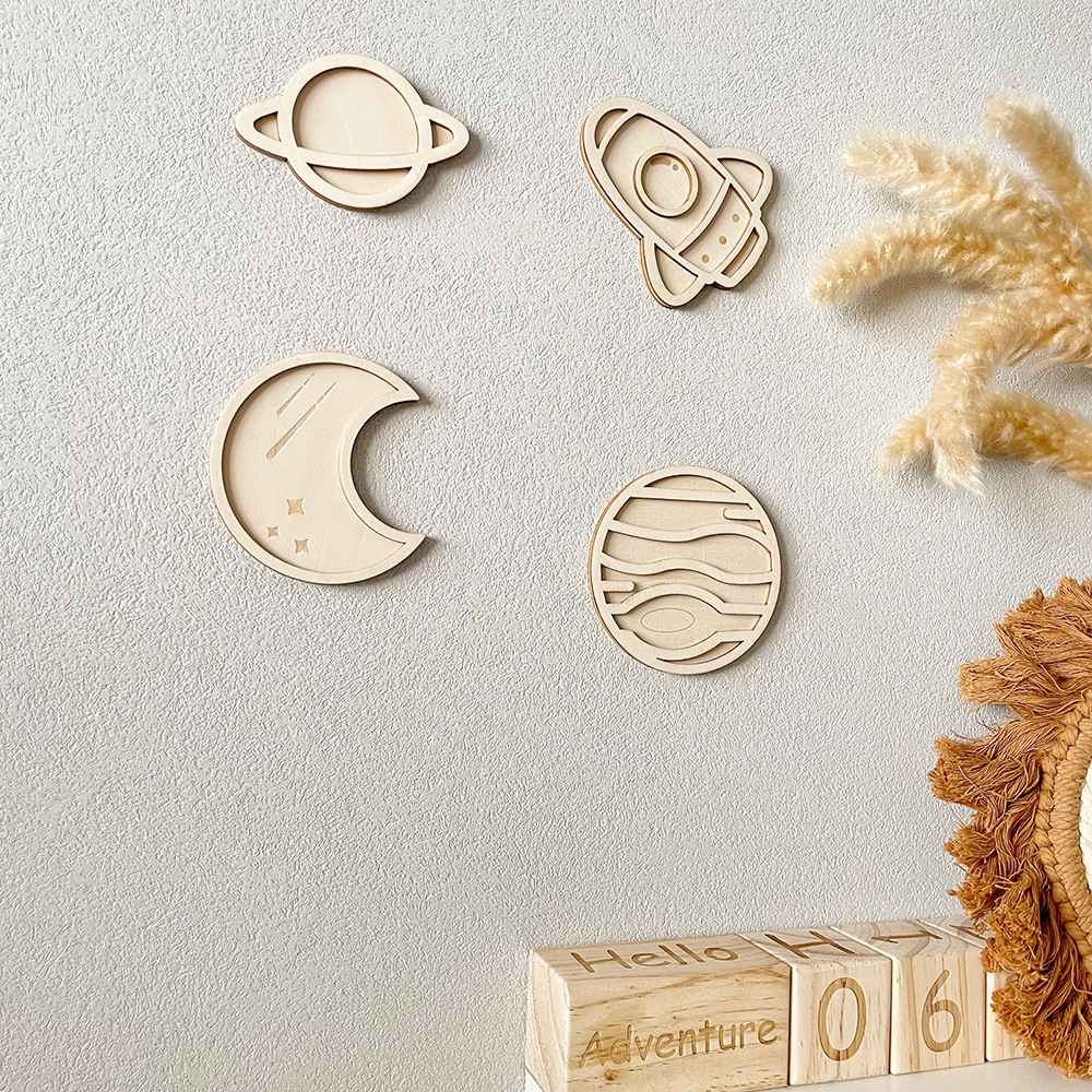 Ins decoración de pared de la habitación de los niños de estilo nórdico cosmos cielo estrellado diseño de la habitación temática pegatinas de pared decoración del hogar decoración de la pared