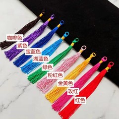 小さなタッセル中国結び O リングタッセルリングブックマーク枕香袋小さなタッセル DIY 装飾アクセサリータッセル