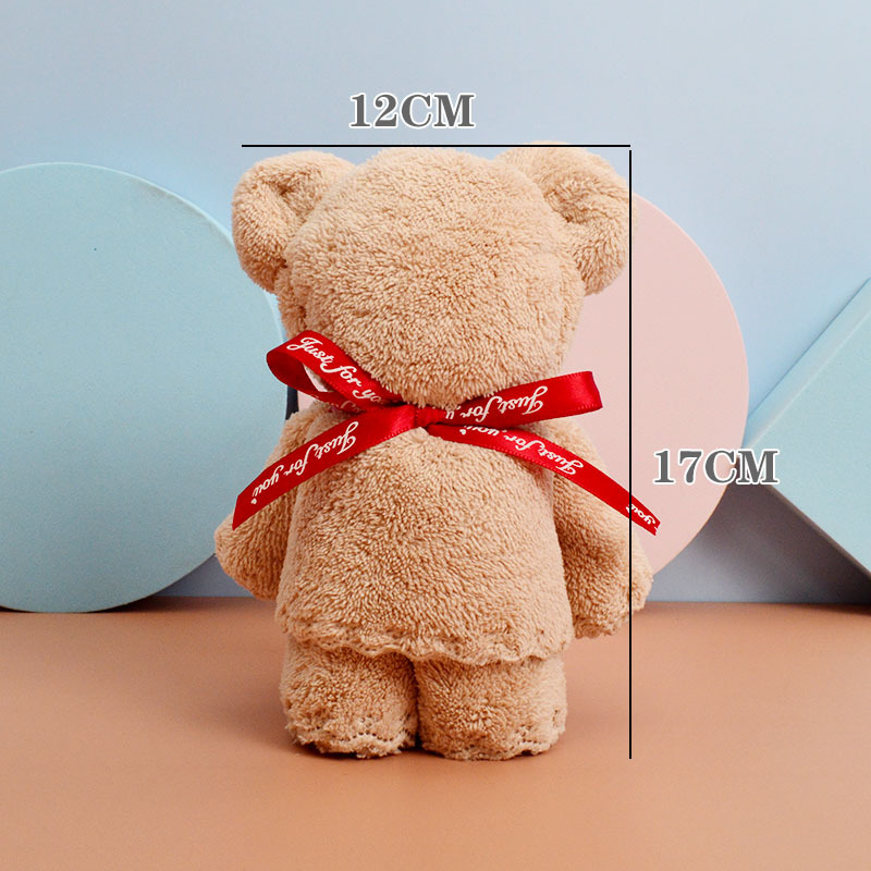 Small Bear Towel Gift Set Wedding Celebration Towel Candy Store Supplies Children Teacher Mid-Autumn Festival Gift Wholesale
