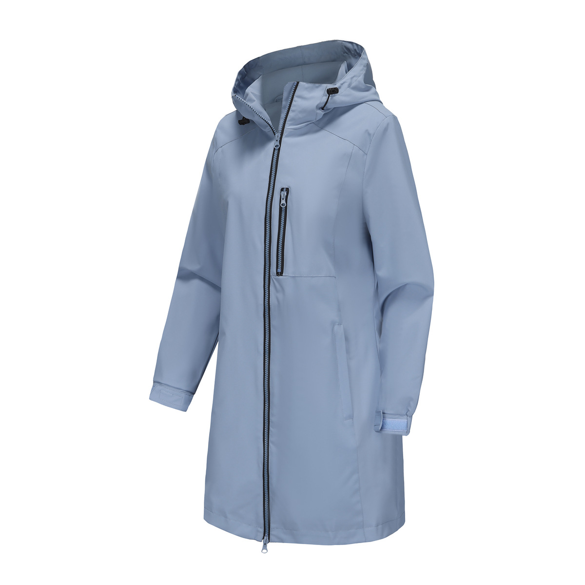 Vêtements pour femmes sports de plein air coupe-vent hydrofuge veste à capuche à manches longues pour femmes printemps et automne veste ample décontractée coupe-vent_voghion.com
