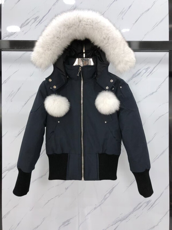 小剪刀羽绒服03女款冬季修身中长款狐狸毛领金标Moose Downjarket|undefined