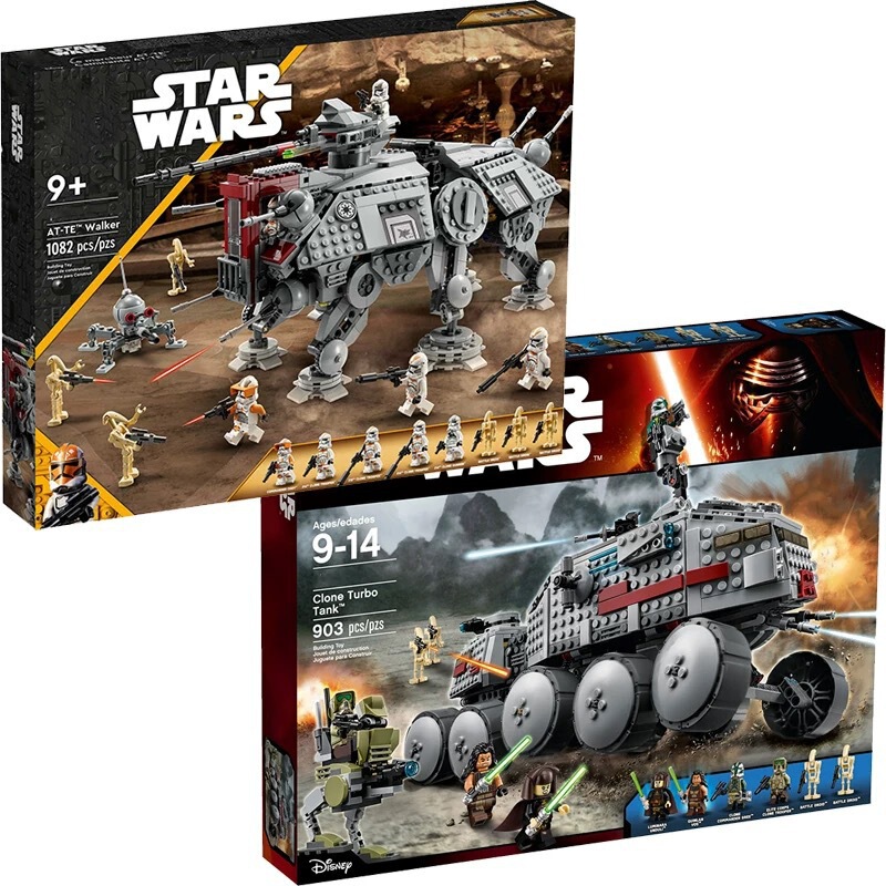 75151 Star Wars Clone Turbo Tank Toy At-Te Walking Machine Assembled Domestic Building Block Toy 75151 Star Wars Clone Turbo Tank Toy At-Te Walking Machine Assembled Domestic Building Block Toy